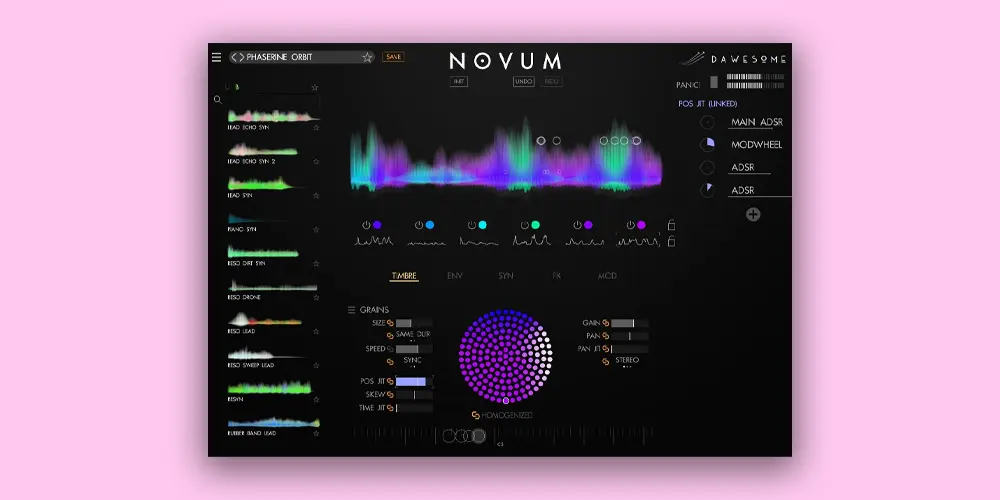 Tracktion Dawesome Novum